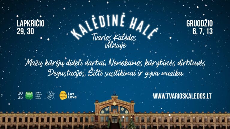 kalėdų Halė - tvari mugė